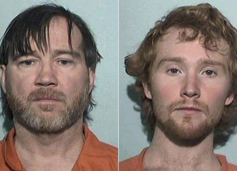 El padrastro Timothy Ciboro de 53 de edad y su hermanastro Esten Ciboro de 27. FOTO Cárcel de Lucas County