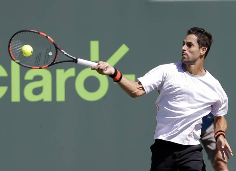 Giraldo se despidió de su séptima participación en Miami con su mejor resultado. FOTO AP