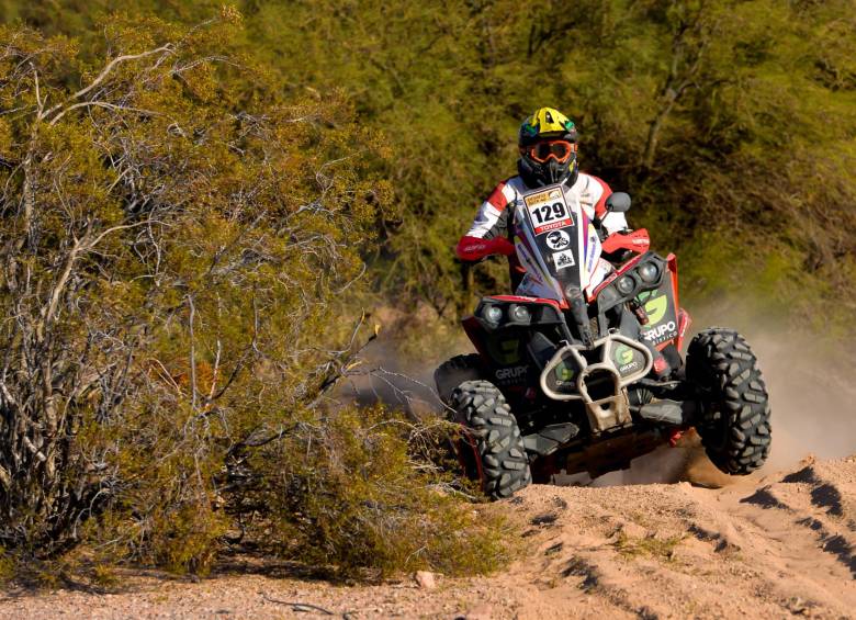 Nicolás Robledo debutó en Dakar en 2016, año en el que no logró llegar a la meta. FOTO CORTESÍA equipo de robledo