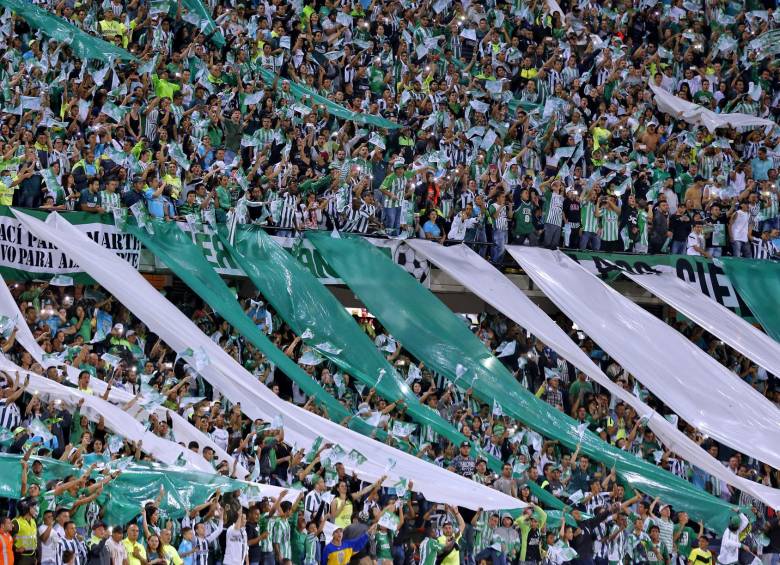 Los abonados de la tribuna sur podrán ubicarse en oriental en los partidos ante Envigado y La Equidad. FOTO ARCHIVO