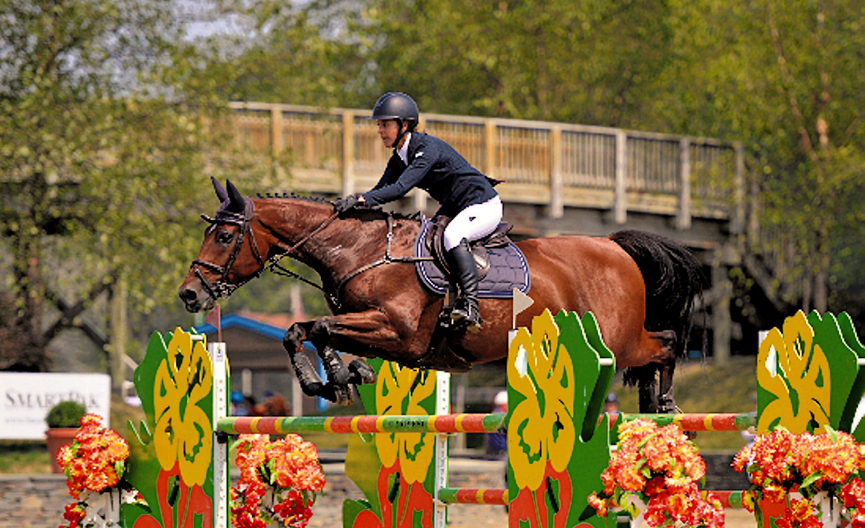 Carolina Ramelli, del Club Ecuestre La María, es una consagrada en el ecuestre. FOTO cortesía