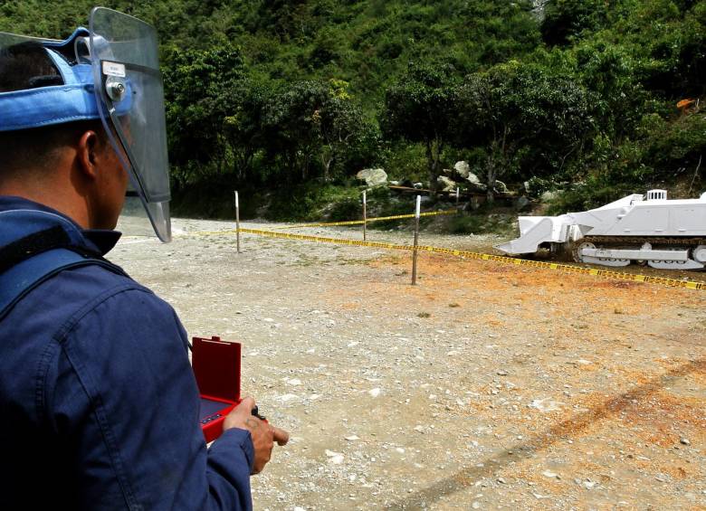 En 2017 habrá en Colombia 10.000 personas trabajando en el proceso de desminado. FOTO JAIME PÉREZ