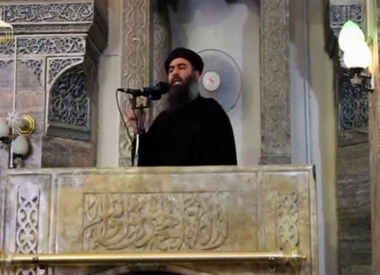 Abu Bakr al Bagdadi, jefe del Estado Islámico. FOTO: REUTERS