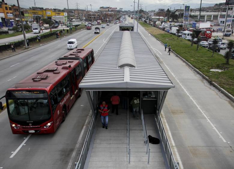 En el año 2013, Soacha estrenó las primeras estaciones de Transmilenio que conectaron a este municipio con Bogotá. FOTO COLPRENSA