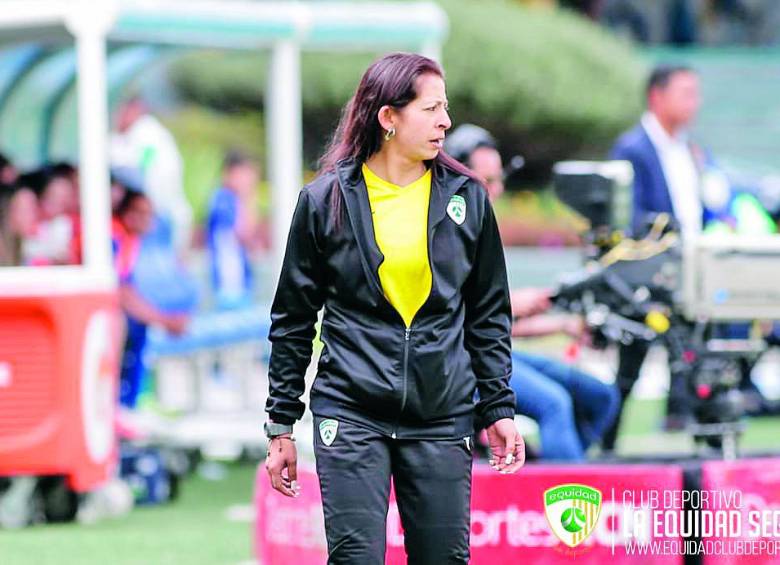 El único elenco de la Liga orientado por una mujer es La Equidad. Se trata de Sandra Salamanca (foto).
