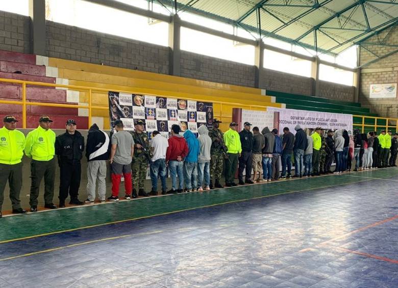 Los capturados también deberán responder por uso de menores para la comisión de delitos. FOTO CORTESÍA