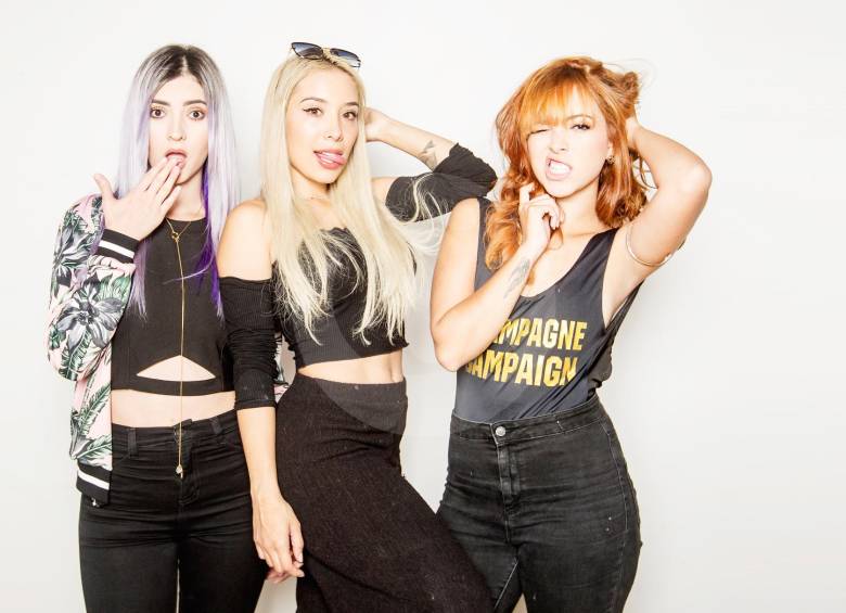 Dani Duke, Luisa Fernanda W y Marilyn Moreno en esta particular campaña. FOTO Mario Valencia