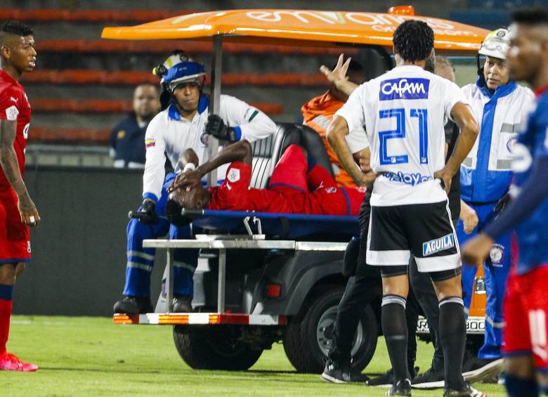 Yulián Gómez había regresado este 2020 a jugar en el DIM proveniente del Unión Magdalena. FOTOS JULIO CÉSAR HERRERA