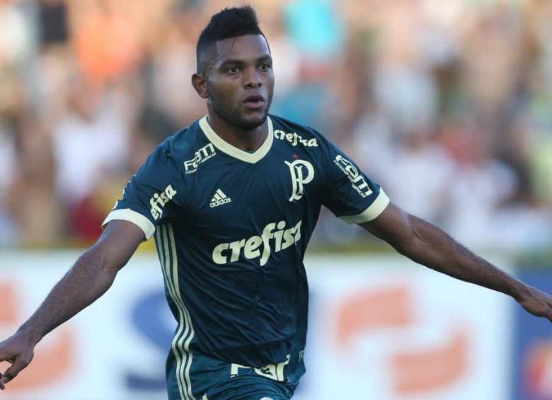 Borja acumula seis goles en los últimos cinco partidos del Palmeiras. FOTO PALMEIRAS