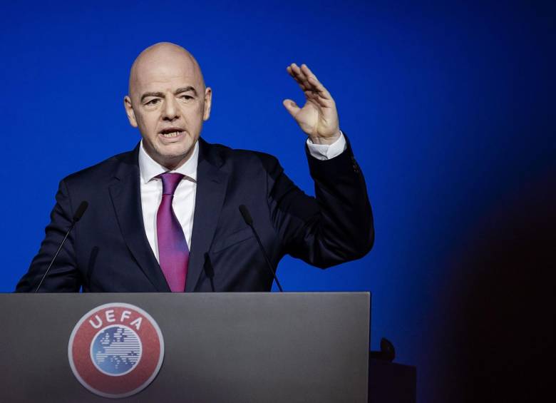 El presidente de la Fifa, Gianni Infantino. FOTO EFE