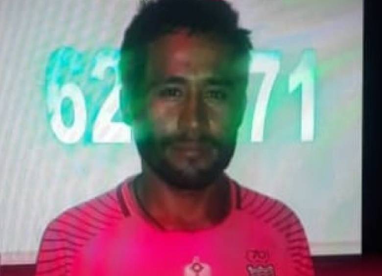 Óscar Eloín Laverde escapó por segunda vez de las autoridades. La primera fuga ocurrió el pasado noviembre. FOTO Twiitter @harmanfelipe