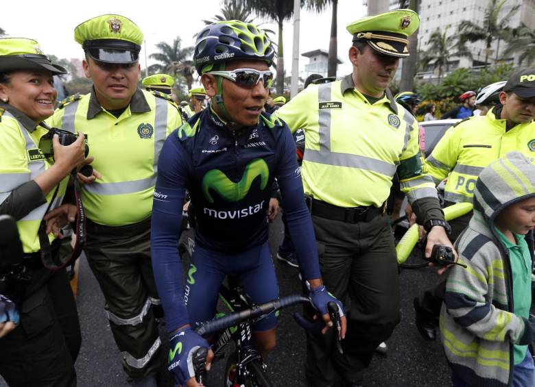 El ciclista Nairo Quintana fue uno de los grandes corredores de este certamen. FOTO JAIME PÉREZ