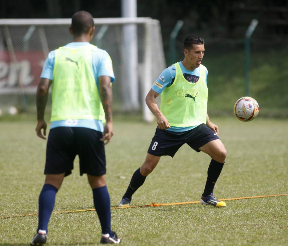 John Édison ‘la Goma’ Hernández también trabaja para retomar el nivel de sus primeras temporadas en el Medellín. FOTO MANUEL SALDARRIAGA