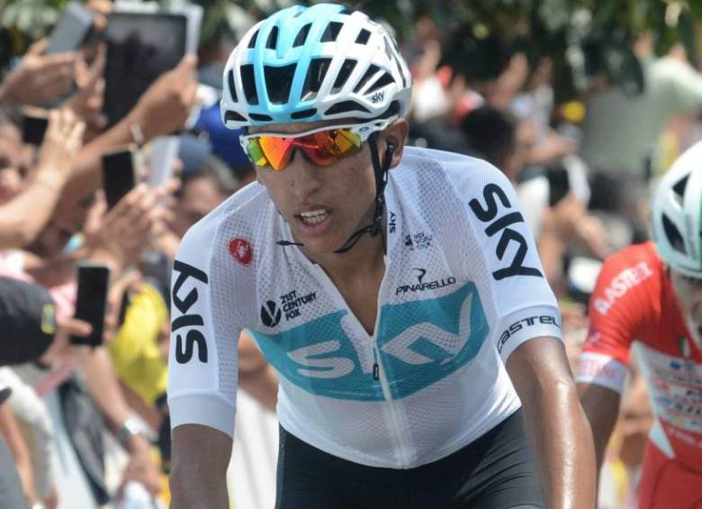 Egan Bernal es el encargado de comandar el Sky en Tour de Romandía. FOTO cortesía sky
