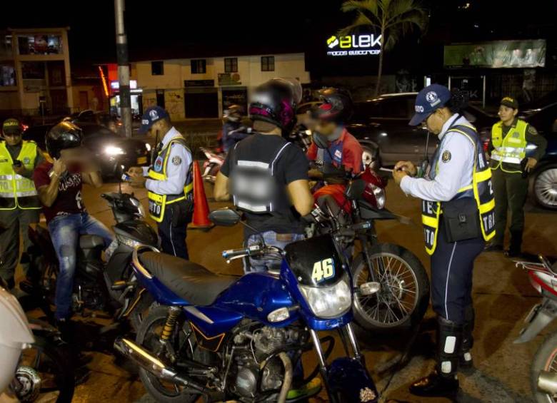 Los operativos se intensifican durante fechas especiales, como sucedió el pasado Halloween. FOTO COLPRENSA
