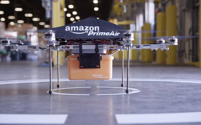Amazon.com planea trasladar fuera de las fronteras de Estados Unidos más pruebas de sus drones. Foto archivo