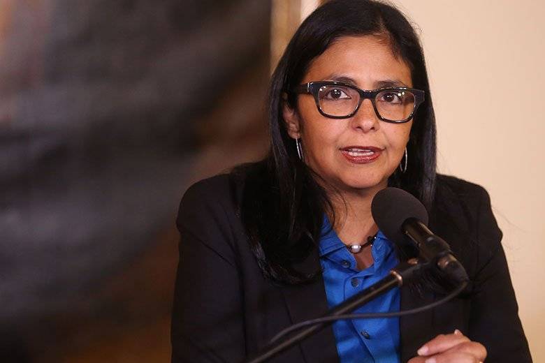 La vicepresidenta de Venezuela, Delcy Rodríguez. FOTO Archivo