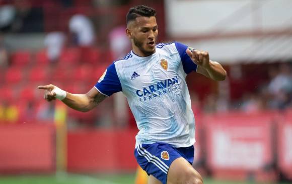 El colombiano es la figura de su equipo, gracias a los 17 goles que registra con su equipo en el balompié ibérico. FOTO: REAL ZARAGOZA