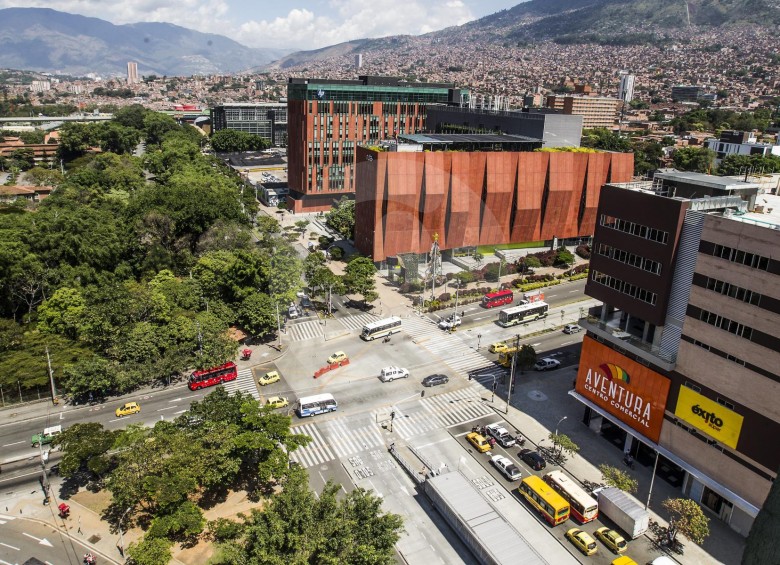 Carabobo Norte es el modelo de transformación urbana y social que se exhibe en la capital antioqueña. En ese lugar convergen Ruta N y la Universidad de Antioquia, entre otros. FOTO Jaime Pérez