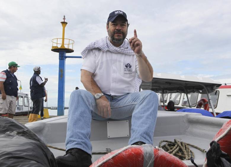 Carlos Alfonso Negret está próximo a entregar la Defensoría del Pueblo, tras el cumplimiento de un periodo de cuatro años. Le recomienda a su sucesor escuchar a las comunidades. FOTO Manuel Saldarriaga