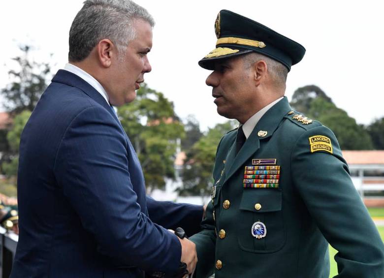 El general Zapateiro es el nuevo comandante del Ejército Nacional. FOTO: Presidencia