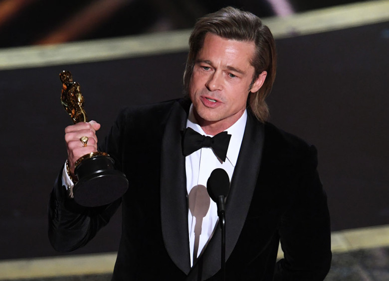 Brad Pitt tiene 56 años y este año ganó el Óscar a mejor actor de reparto por Érase una vez en...Hollywood. FOTO Cortesía
