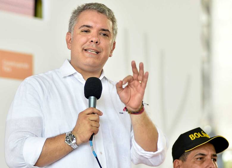 El presidente Iván Duque dijo que no presentará una reforma para ampliar el Congreso en favor de las víctimas. FOTO Presidencia