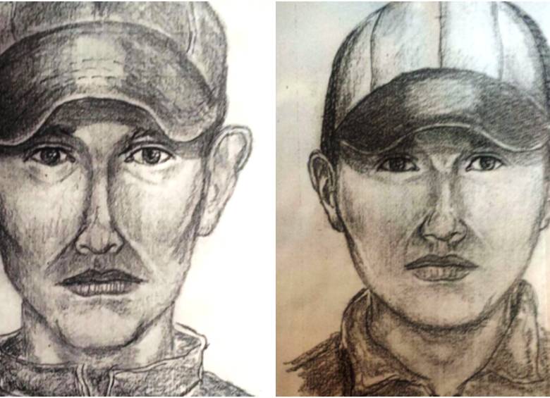 Los retratos fueron divulgados por la Policía Nacional. IMÁGENES CORTESÍA. 