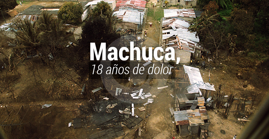 Mientras dormían los habitantes de Machuca, en el municipio de Segovia, guerrilleros del frente Cimarrones del Eln dinamitaron el oleoducto. FOTO EL COLOMBIANO