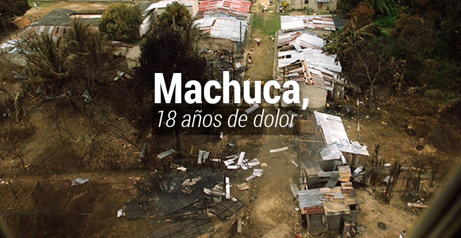 Mientras dormían los habitantes de Machuca, en el municipio de Segovia, guerrilleros del frente Cimarrones del Eln dinamitaron el oleoducto. FOTO EL COLOMBIANO
