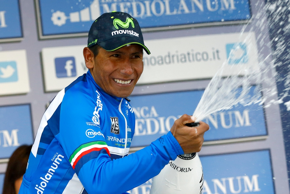 El colombiano superó el segundo puesto conseguido el año pasado imponiéndose a ciclsitas de la talla de Alberto Contador y Vincenzo Nibali. FOTO CORTESÍA MOVISTAR TEAM