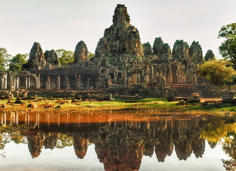 El conjunto de templos y edificaciones de Angkor Wat (foto) fue declarado Patrimonio mundial por la Unesco en 1992. FOTO shutterstock