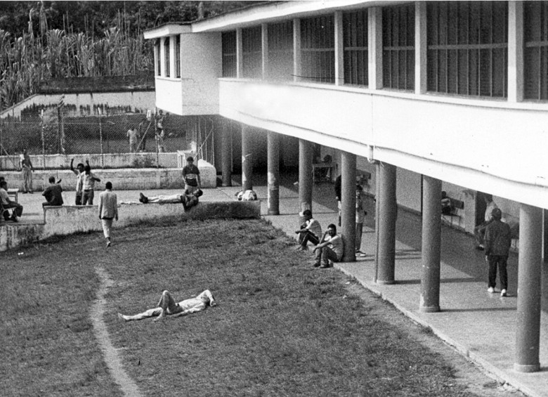 Hospital Mental de Antioquia en 1991. FOTO Archivo jaime alberto salazar. 