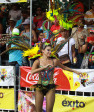 La reina del Carnaval en La Gran Parada. FOTO COLPRENSA