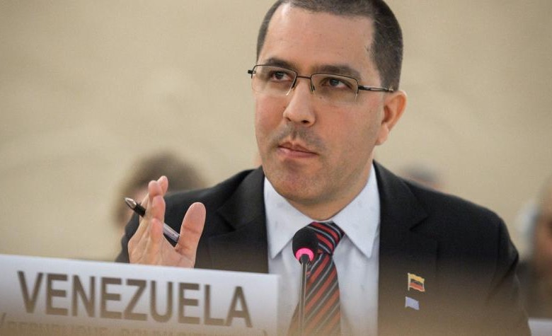Juan Carlos Pérez tiene 48 horas para salir de Venezuela dijo Jorge Arreaza (foto), canciller de Venezuela. FOTO: AFP