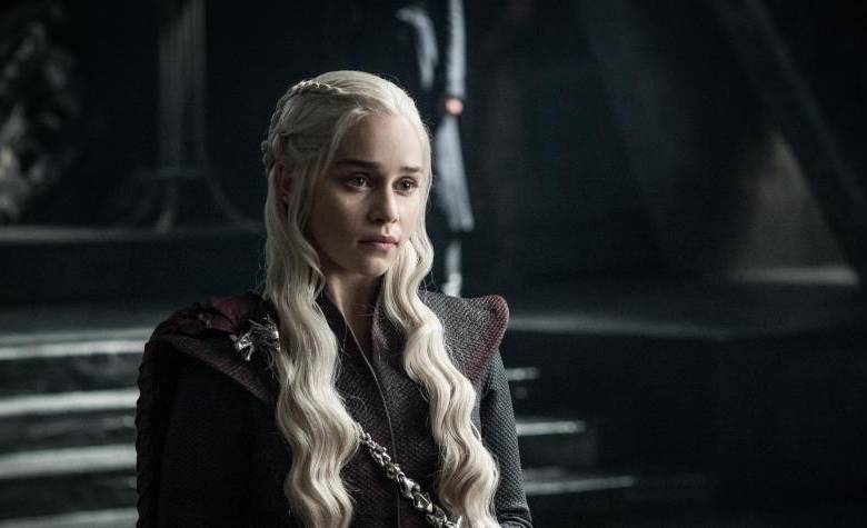 Emilia Clarke como Daenerys Targaryen en Game of Thrones. La octava y última temporada de la serie se emitirá el próximo año. Foto: Cortesía