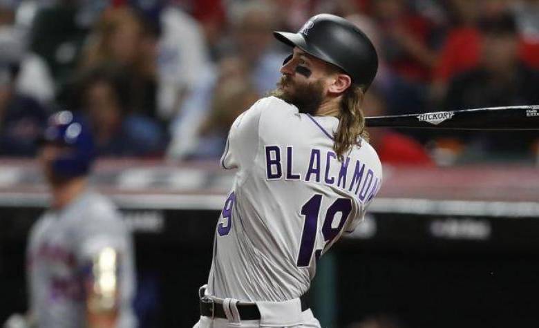Charlie Blackmon, pelotero de los Rockies de Colorado. FOTO EFE