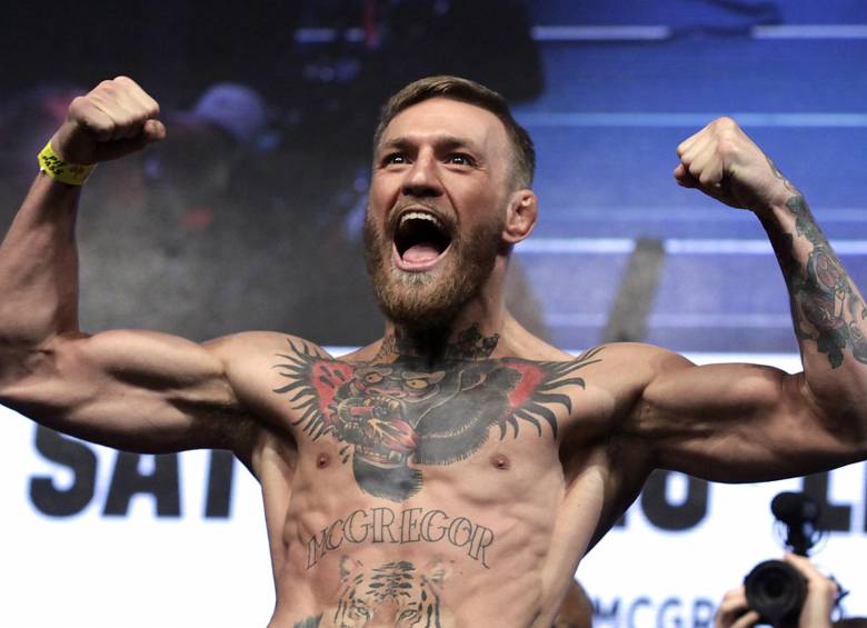 La estrella de las Artes Marciales Mixtas (MMA) Conor McGregor, de 31 años, anunció su retirada este domingo en su cuenta de Twitter, tras haber ya puesto término a su carrera deportiva en 2016 y 2019. Foto: AFP. 