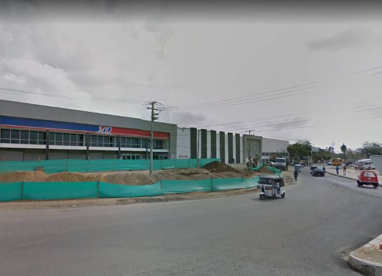 Este es el almacén SAO Hipódromo de Barranquilla, donde ocurrió el millonario robo. FOTO GOOGLE STREET VIEW