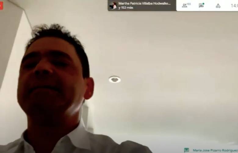 El representante Ape Cuello durante su intervención en la plenaria de la Cámara. FOTO CAPTURA DE PANTALLA