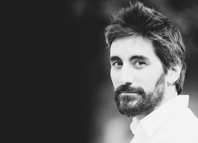 El autor estuvo de paso en Bogotá, conversando de su novela Fulgor, y de su experiencia como escritor. FOTO cortesía