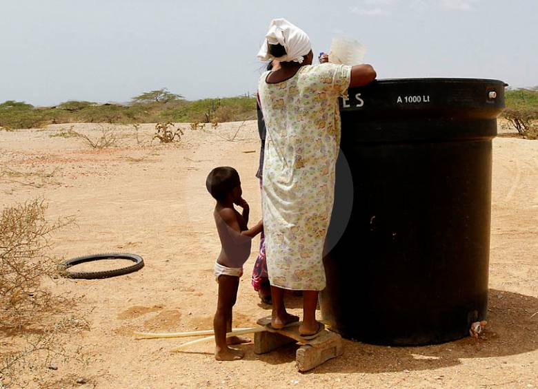 Según cifras del Senado, en 2015 murieron 808 niños en La Guajira. FOTO donaldo zuluaga