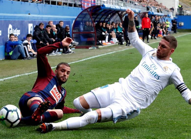 Sergio Ramos capitán del Real Madrid. FOTO EFE