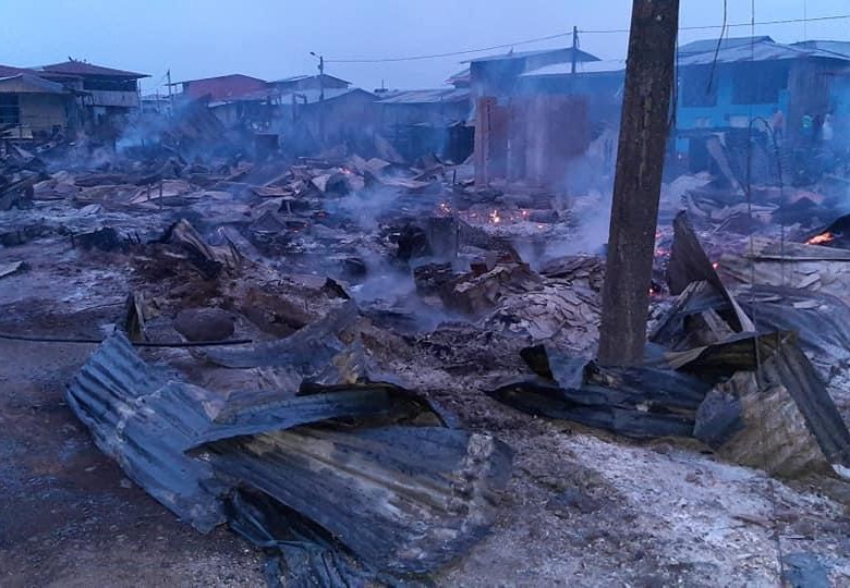 Incendio consumió varias casas en Riosucio, Chocó