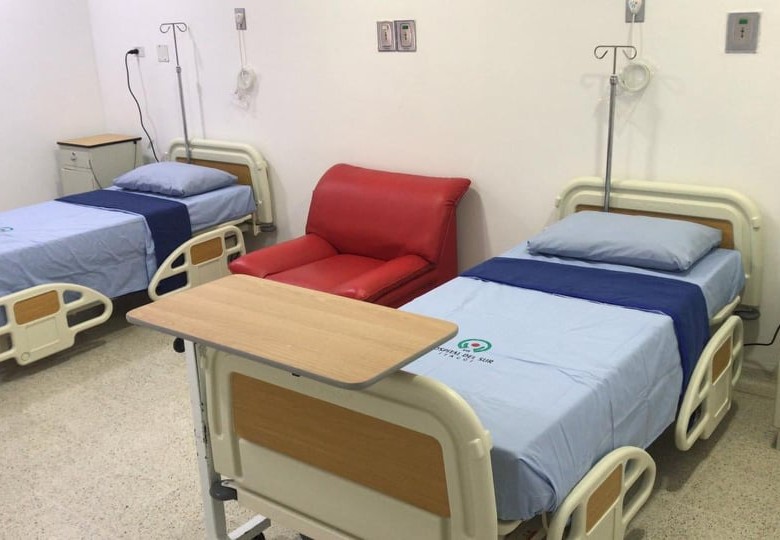 Con 24 nuevas camas exclusivas para pacientes de covid-19 se fortalece la red hospitalaria de Itagüí. FOTO CORTESÍA 