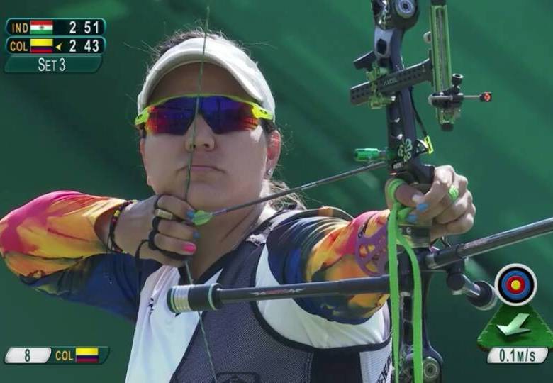Ana María Rendón, arquera criolla. FOTO cortesía world archery