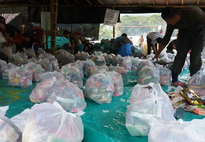 Farc envían dos toneladas de ayudas a Mocoa