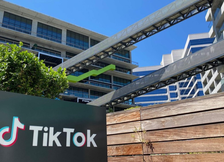 Oficinas de la compañía china TikTok en el campus C3 de Culver City, en el lado oeste de Los Ángeles. FOTO: AFP