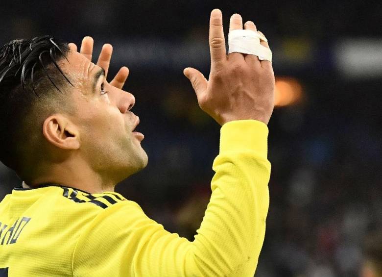 Radamel Falcao, jugador de la Selección Colombia. Foto AFP