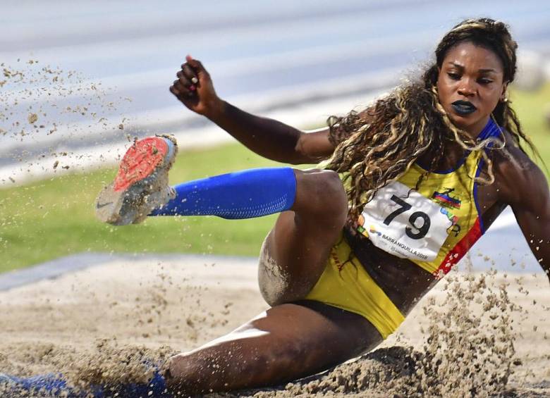 Caterine Ibargüen seleccionada entre las cinco favoritas a Atleta del Año por al IAAF. FOTO EC